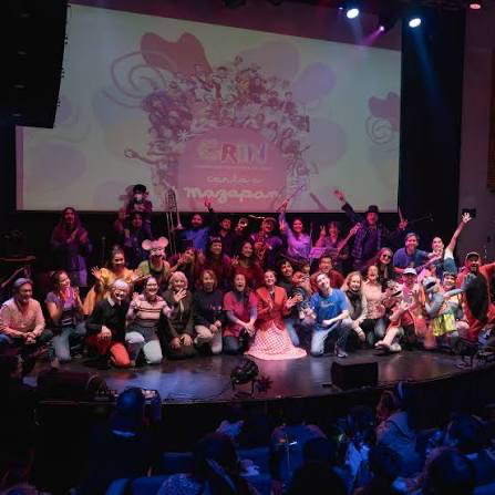 Mazapán con todo el público en escena