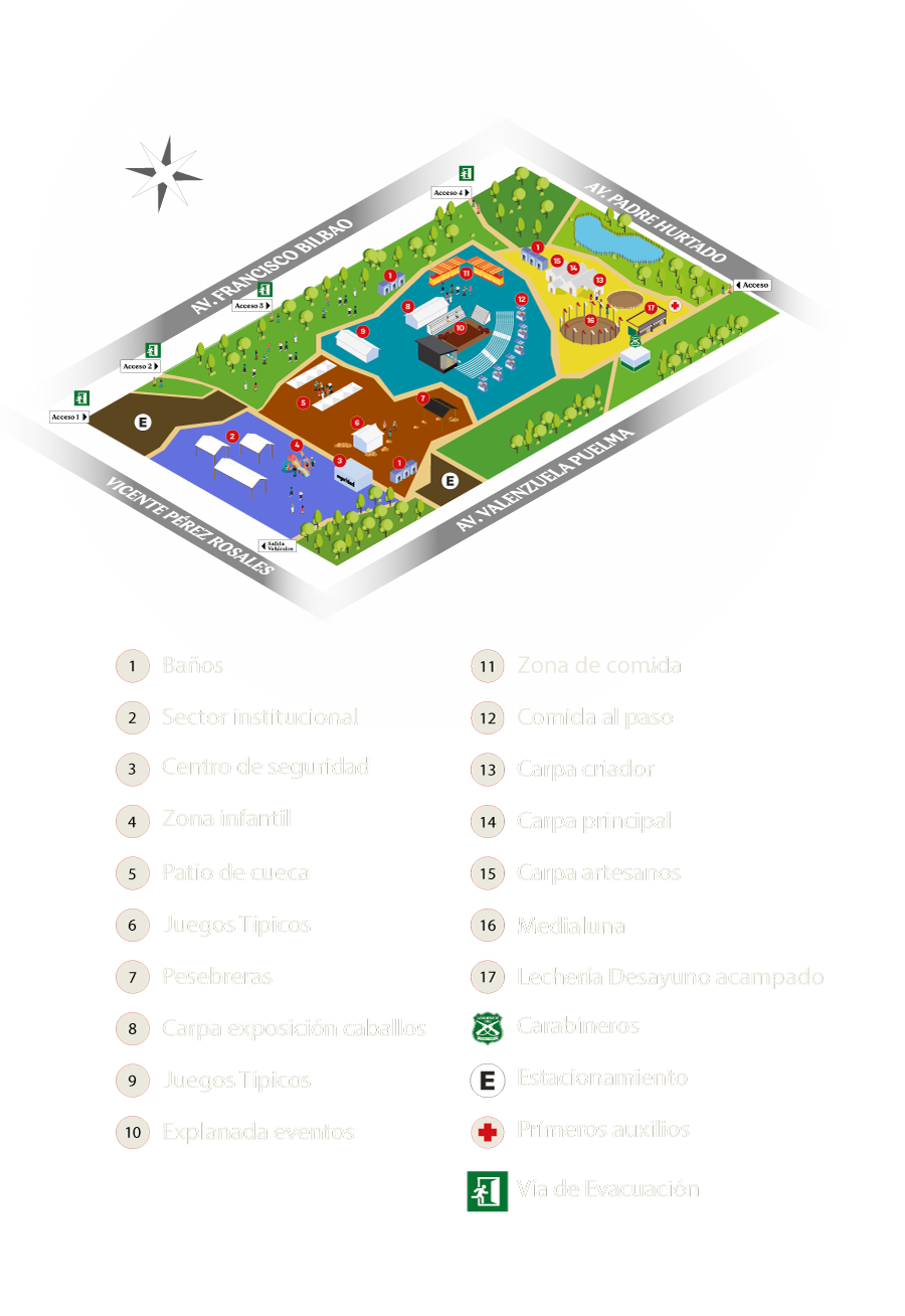 Mapa Semana de la Chilenidad 2026